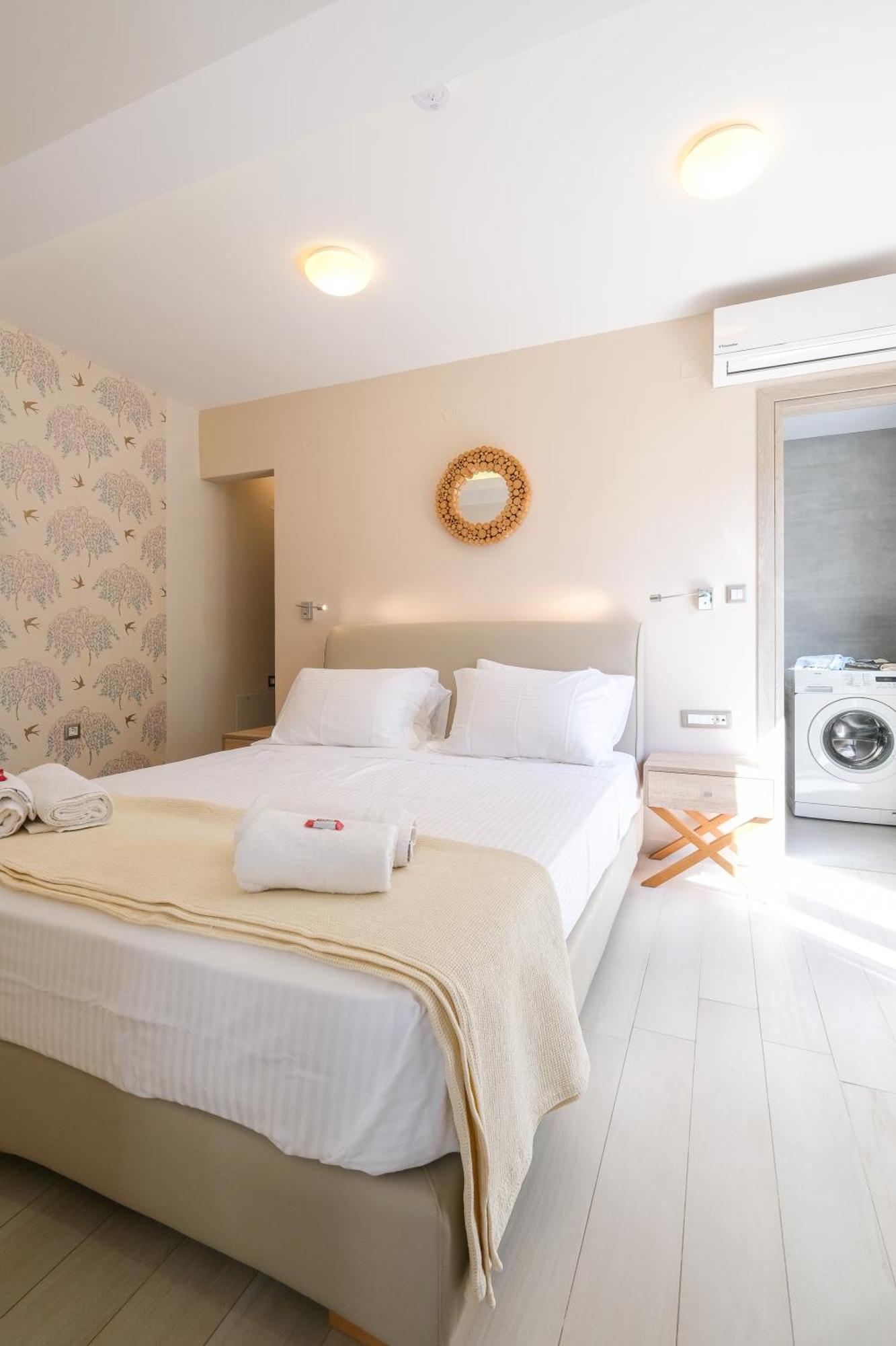 Glaros Casa Verde - Cozy Flat With Garden Near Beach Káto Daráco Kültér fotó