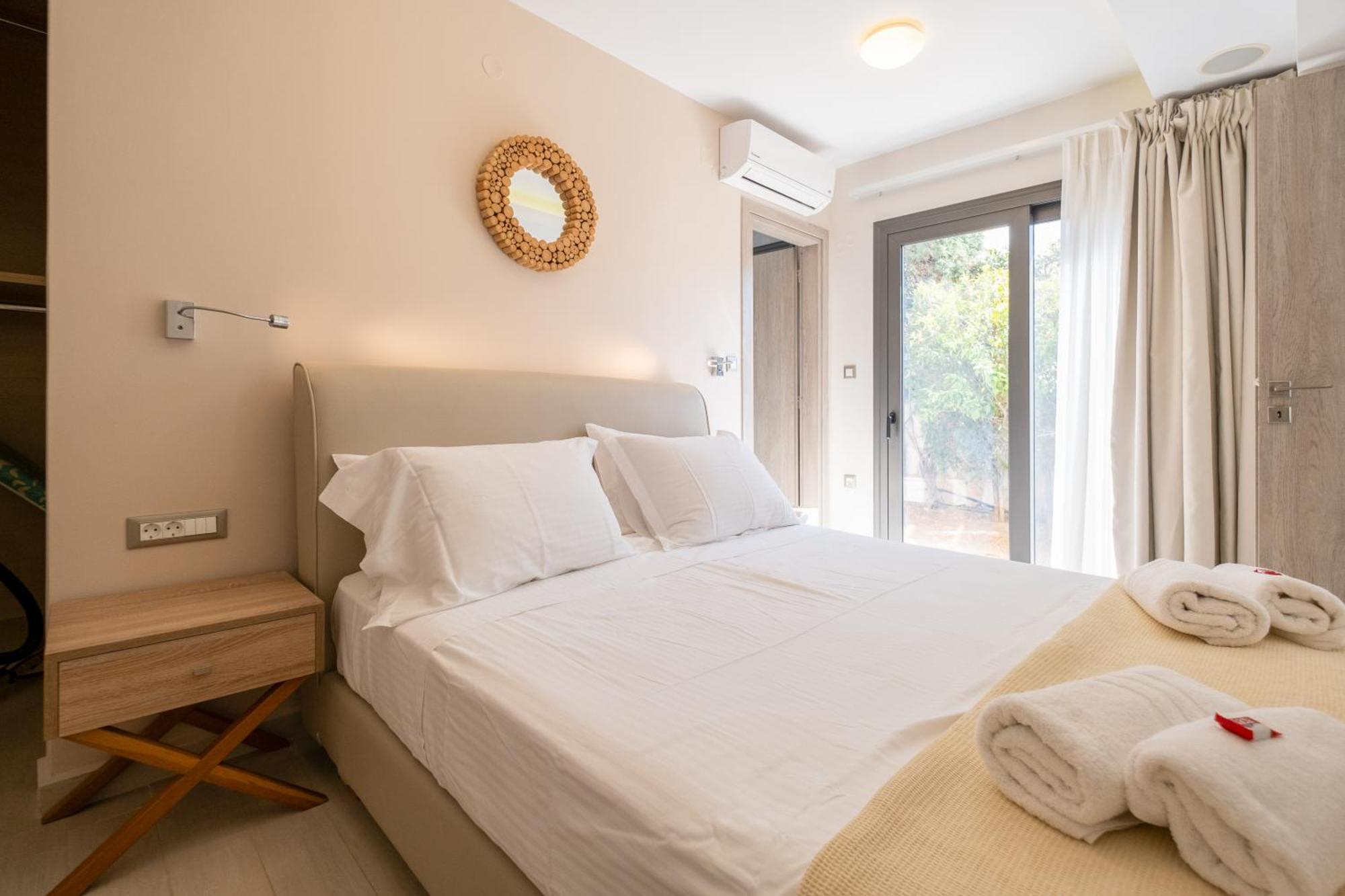 Glaros Casa Verde - Cozy Flat With Garden Near Beach Káto Daráco Kültér fotó