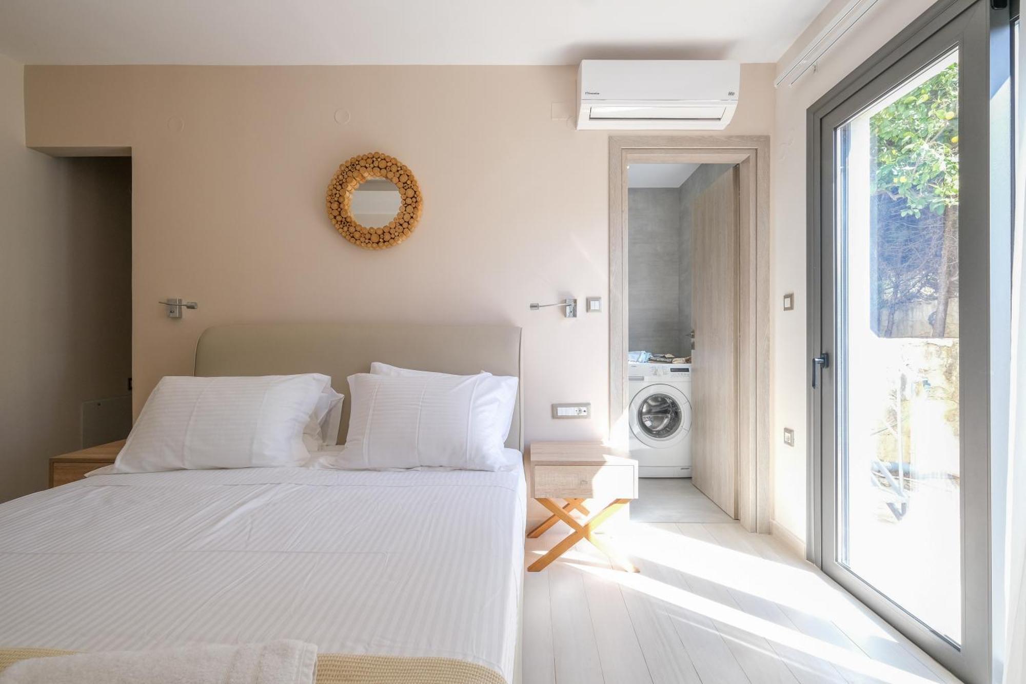 Glaros Casa Verde - Cozy Flat With Garden Near Beach Káto Daráco Kültér fotó